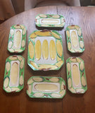 Collection of Ceramic Corn Serving Dishes- Set of 7