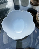 Vintage Ceramic White Lotus Bowl
