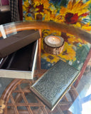 Vintage Pair of Brass Etched Cigarette Cases