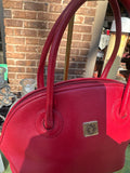 Small Red Leather Liz Claiborne Purse