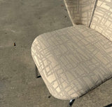 Vintage Gray Abstract Coalesse Steelcase Accent Chair