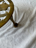 Brass Lion Standing Serving Dish