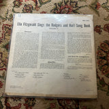 Ella Fitzgerald "Rodger's and Hart Song Book" Vintage Vinyl