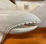 White Wooden Carved Vintage Crab Style Coffee Table Base