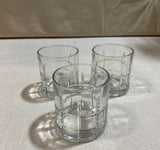 Trio of Simple Lowball Glasses