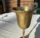Pair of Brass Jewish Cups