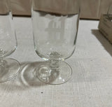 Pair of "H" Monogrammed Glasses