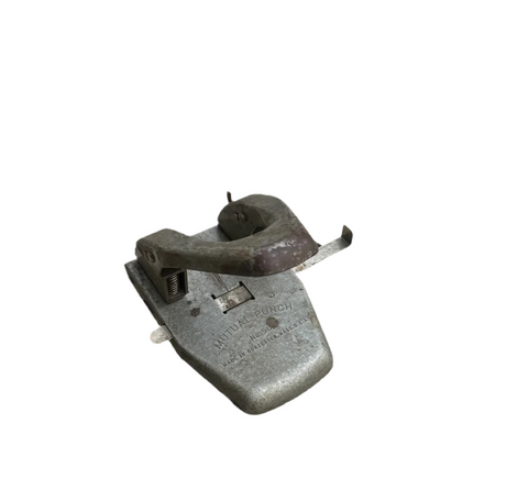 Vintage 1970s Metal Industrial Hole Puncher