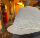 90's Chatties White Lace Fedora