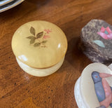 Trio of Marble Stone Miniature Boxes