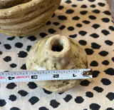 Pair of Handmade Pottery Vase and Bowl