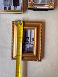 Collection of Small Gold Picture Frames- Set of 5