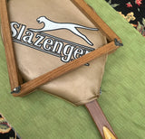Vintage Slazenger Tennis Racket and Cover