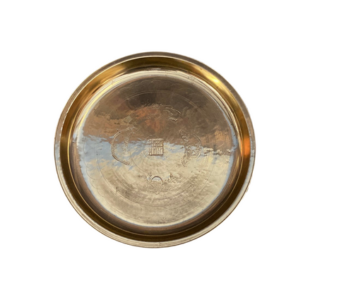 Brass Engraved Decorative Plate