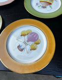 Limoges Hot Air Balloon Plates Set of 4