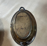 Pair of Silver Oval Decorative Trays
