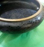 Vintage Chinese Republic Period Cloisonné Brush Washer