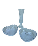 Instant Collection of Heart Shaped Bowls and Champagne Flute- Set of 3