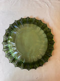 Pair of Green Glass Ashtrays