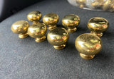 Vintage Brass Cabinet/Drawers Knobs Collectible- Set of 8