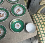 Vintage Austria Ceramic Green Tea Set