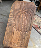 Vintage Intricate Wooden Carved African Birthing Chair