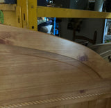 Full Size Panel Wood Carved Headboard