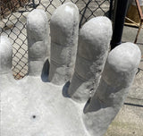 Pair of Concrete Hand Chairs