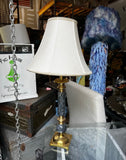 Vintage Gold and Black Stone Table Lamp