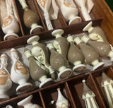 Vintage Ceramic Hand Painted Chess Set- Set of 32