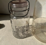 Collection of Vintage Milk Jars- Set of 4