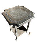 Hand Carved Grey Antique Table