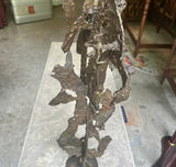 Large Vintage Standing Brutalist Style Sculpture