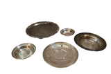 Instant Collection of Silver Serving Bowls and Tray- Set of 5