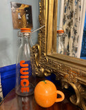 Orange Juice Jar and Matching Teacup With Lid