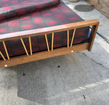 Wooden Mid-Century Modern Daybed With Original Cushions, Made in Germany