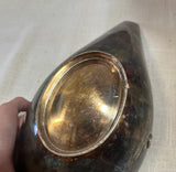 Silver Teardrop Decorative Catchall Tray