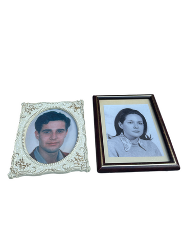 Pair of Vintage Photos, Framed