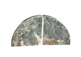 Geometric Minimalist Green Marble Bookends Cpa Design