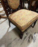 Hand Carved Wooden Antique Accent Chair