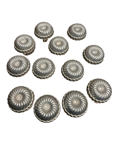 Antique Collection of Jell-O Flan Molds- Set of 12