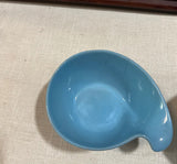 Trio of Small Blue Ceramic Bowls