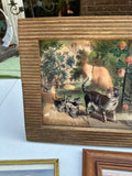 Trio of Framed Vintage Drawings