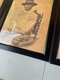 Group of Four Frames With Vintage Prints of African American Man