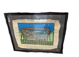 Vintage Egyptian Hieroglyphs Framed Artwork