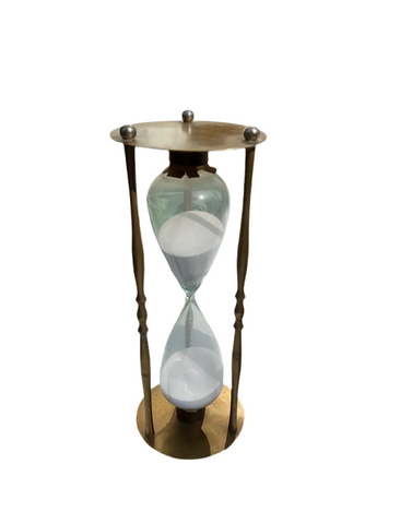 Small Brass Hourglass