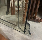 Large Vintage Venetian Etched Wall Mirror