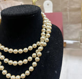 Vintage Layered Pearl Necklace