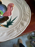 Large Ceramic Hand Painted Turkey Thanksgiving Tray