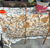Vintage Hand Carved Wooden Bamboo Cane